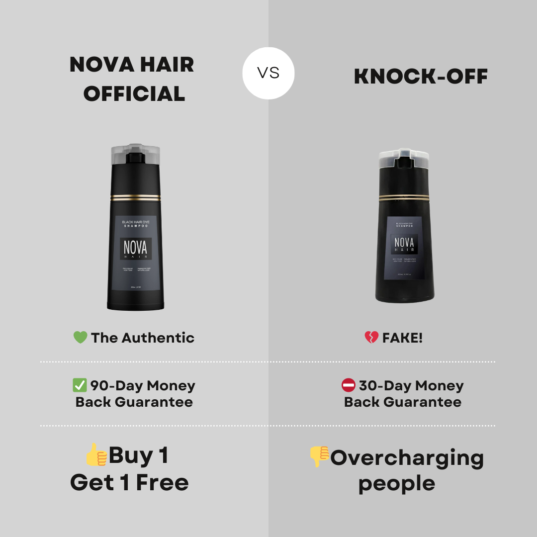 NovaHairâ„¢ Instant Dye Shampoo (Buy 1 Get 1 Free)